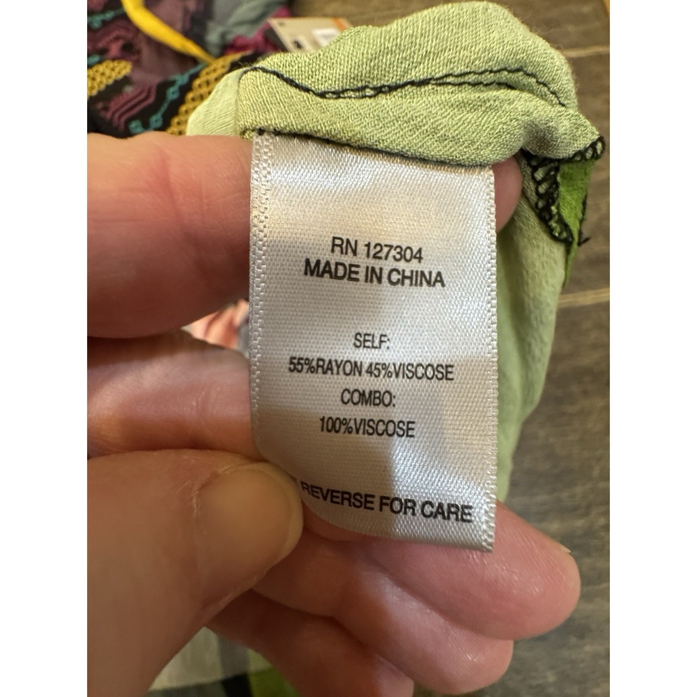 John Mark patchwork tunic colorful eclectic Embro… - image 7